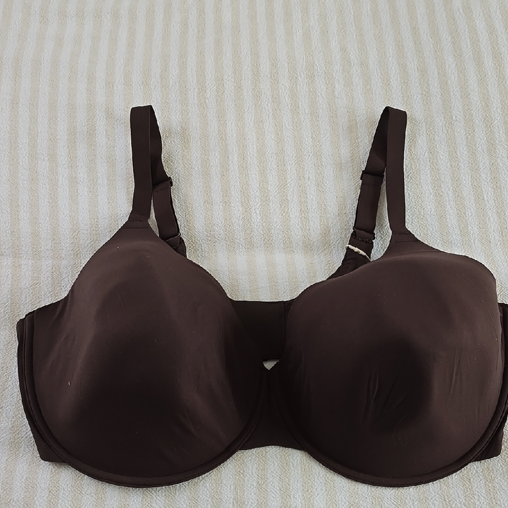SKIMS Fits Everybody T-shirt Demi Bra Size:44DDD (44F) Expresso